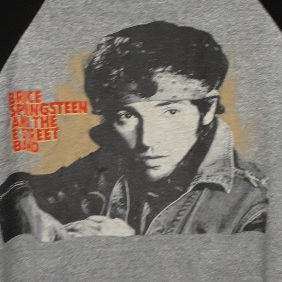 Vintage Bruce Springsteen World Tour Baseball Tee - Picture 2 of 6